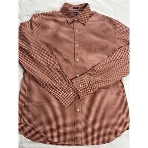 J.Crew men's large‎ classic performance stretch Red &white